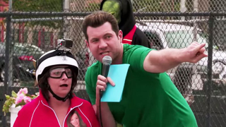 <i>Billy On The Street</i>’s latest obstacle course pits Rachel Dratch against Scientology